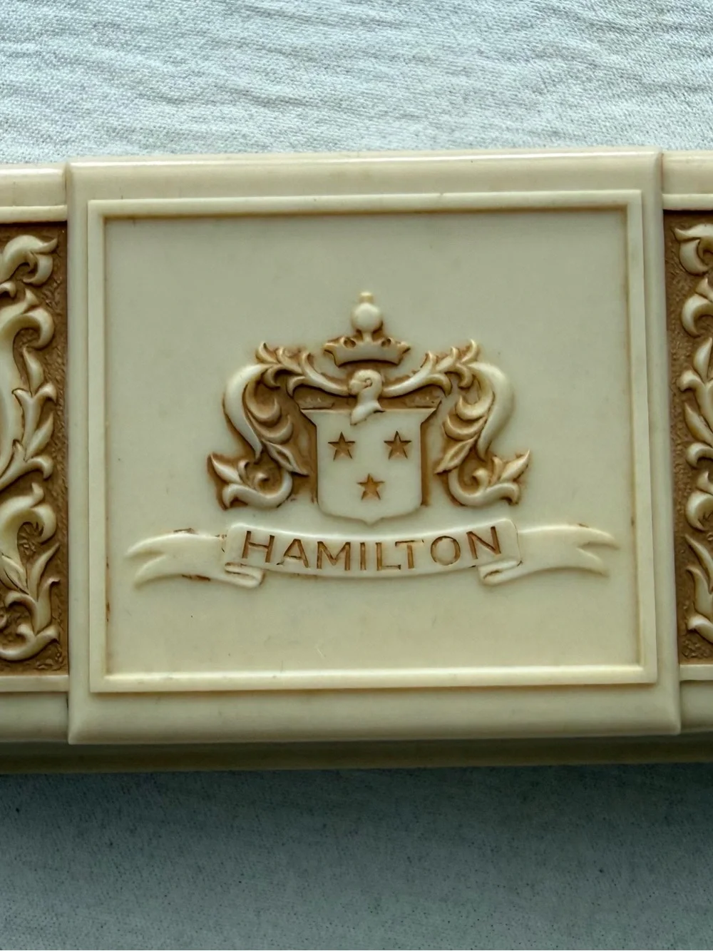 Antique 1948 Hamilton 14k Gold Diamond Bezel SERVICED Cal 911 Mechanical Watch